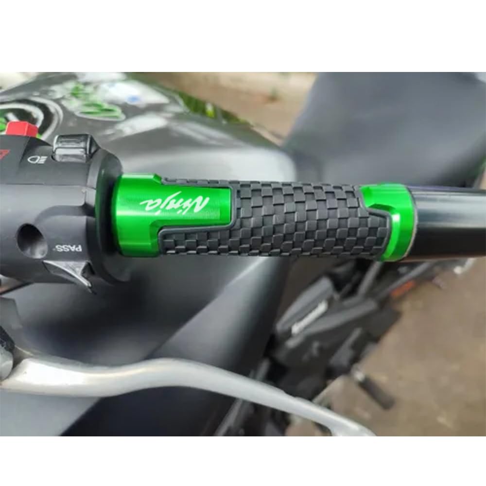 ZYAKOMO 7/8 22mm Aluminum Motorcycle Handlebar Grips Fit for Kawasaki Ninja 650 Ninja 400 Ninja 1000 2017-2023 2024 Ninja 500