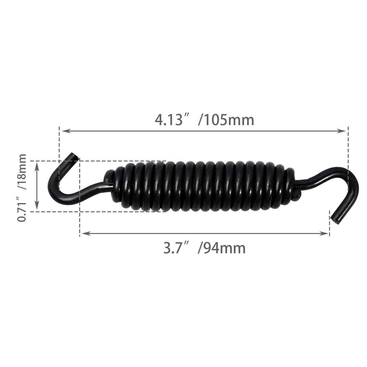 FOVPLUE Kickstand Spring, Jiffy Stand spring for Harley Touring 2007-2023 and Softail 2007-2018, for Road Glide Road King Street