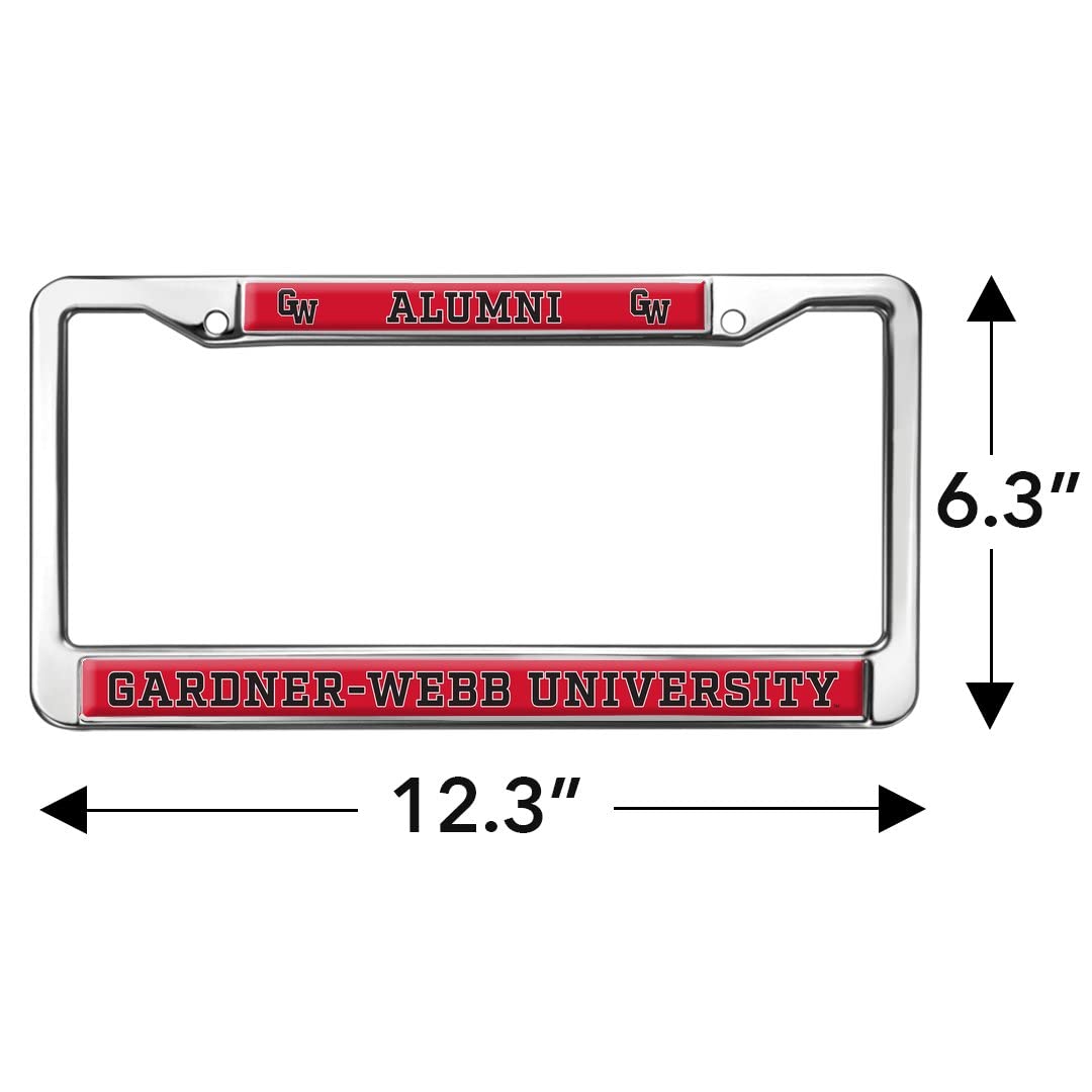 Gardner-Webb University Alumni Logo Full Size Standard License Plate Metal Frame
