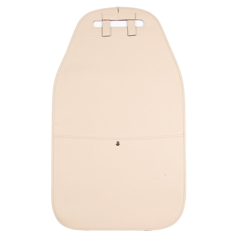 Hcmax 2 Pack Kick Mat Car Seat Back Protector Waterproof Easy To Clean Multifunctional Organizer Storage Bag Travel Accessory Pu