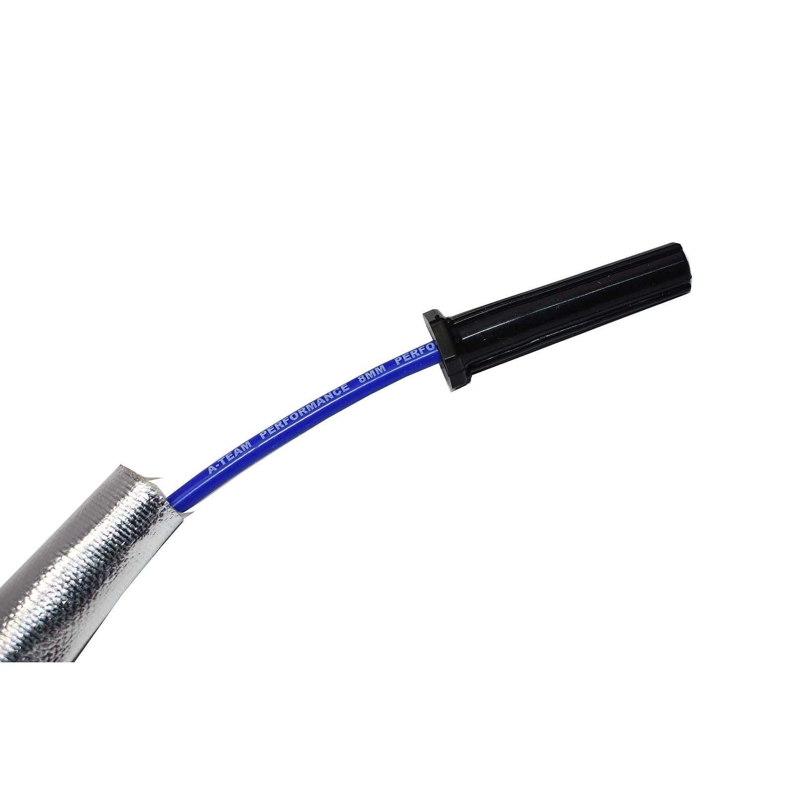 A-Team Performance - Heat Shroud Aluminized Sleeving for Ultimate Heat Shield Protection Barrier with Hook and Loop Closure - 1'