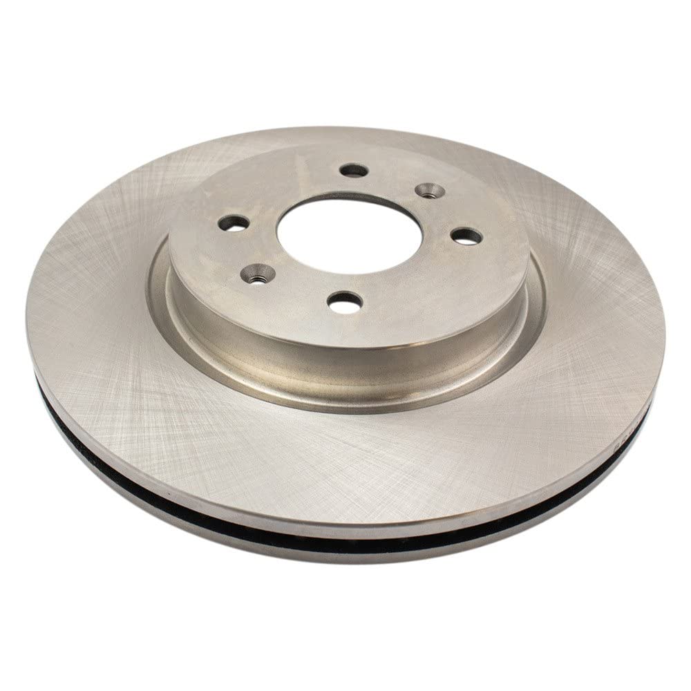 Trq Front Brake Rotors Set Vented Compatible With 2018-2022 Hyundai Accent 2012-2023 Kia Rio