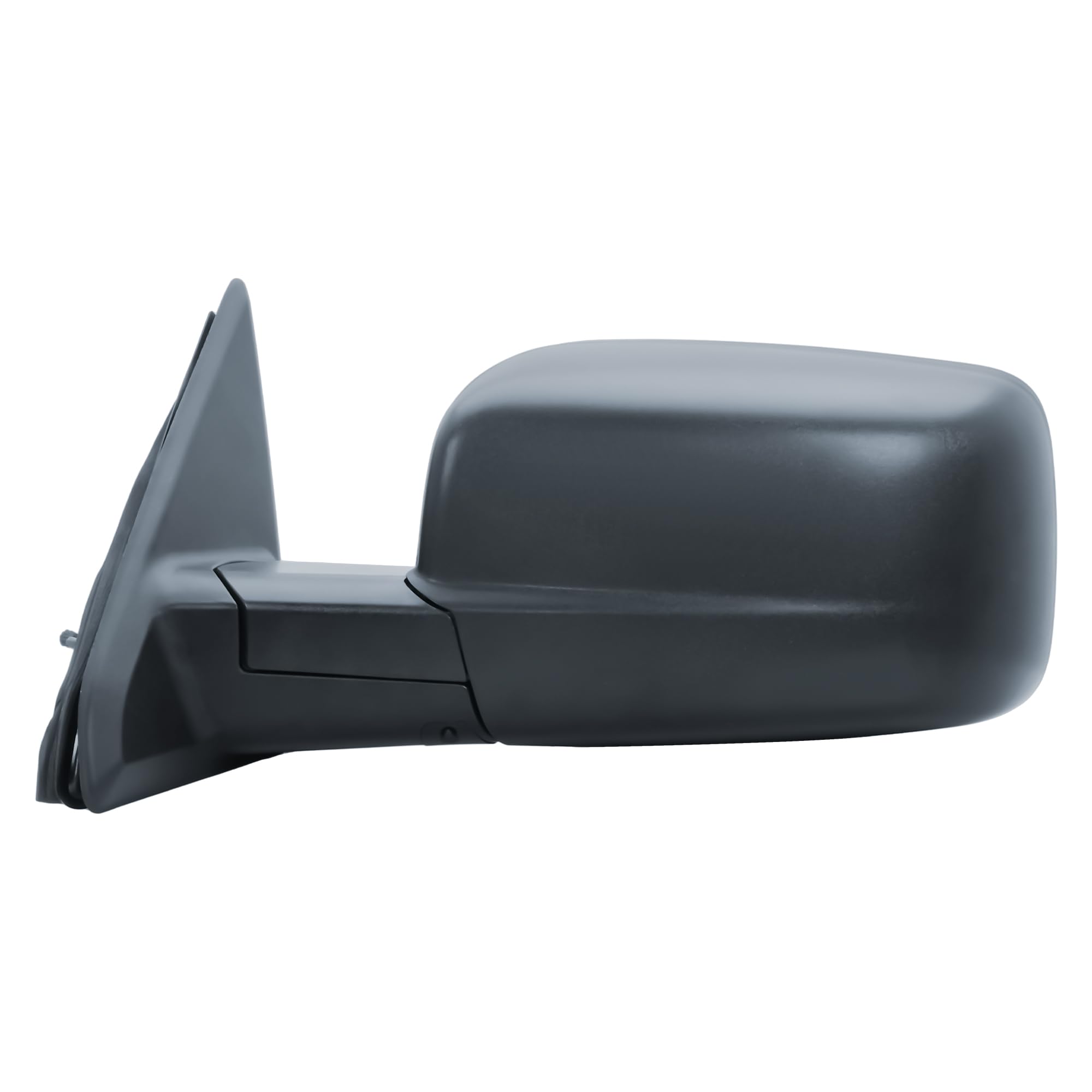 Driver Left Side Door Mirror Power Heated Manual Folding with Temperature Sensor Textured Back Cover for Ram 1500 2014-2018, 150