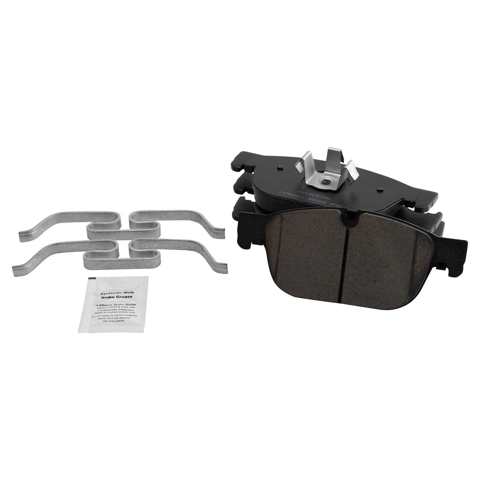 TRQ Front Brake Pads Ceramic Compatible with 2019-2021 Volvo S60 2017-2021 S90 2019-2020 V60 2020-2021 V60 Cross Country 2018-20