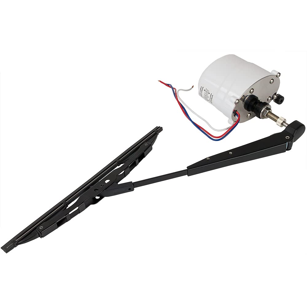 Sea Dog 412428W-1 Waterproof Standard Wiper Motor Kit - 80    Sweep, 11'' Blade