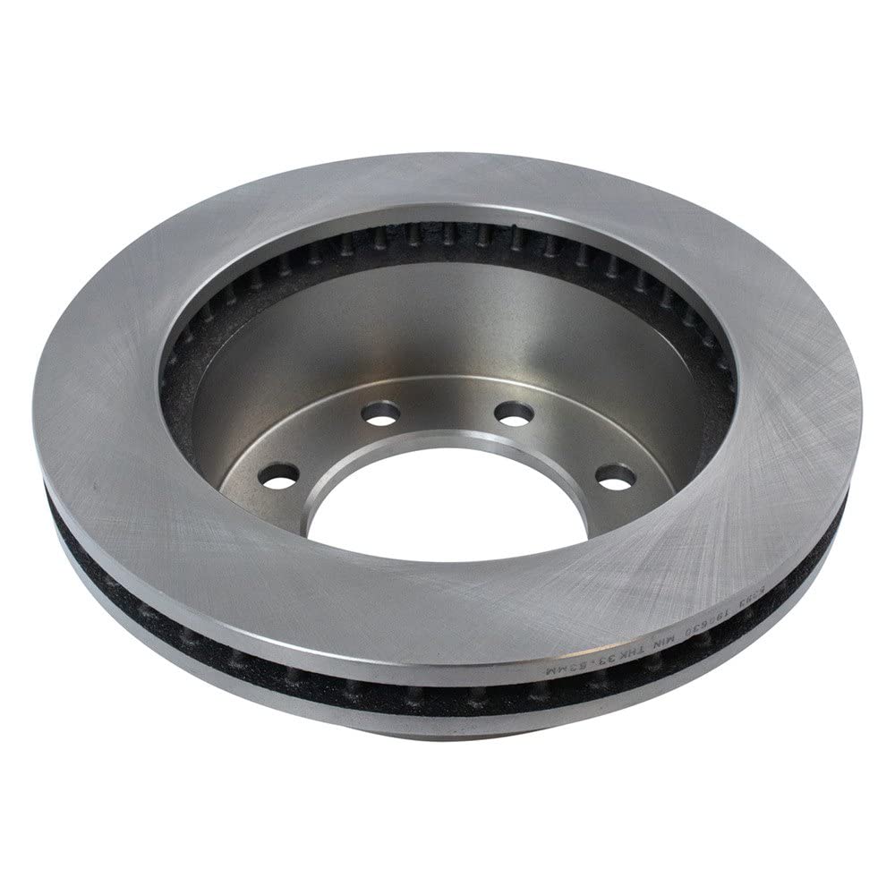 Trq Front Brake Rotors Set Vented Compatible With 2000-2002 Dodge Ram 2500 Ram 3500