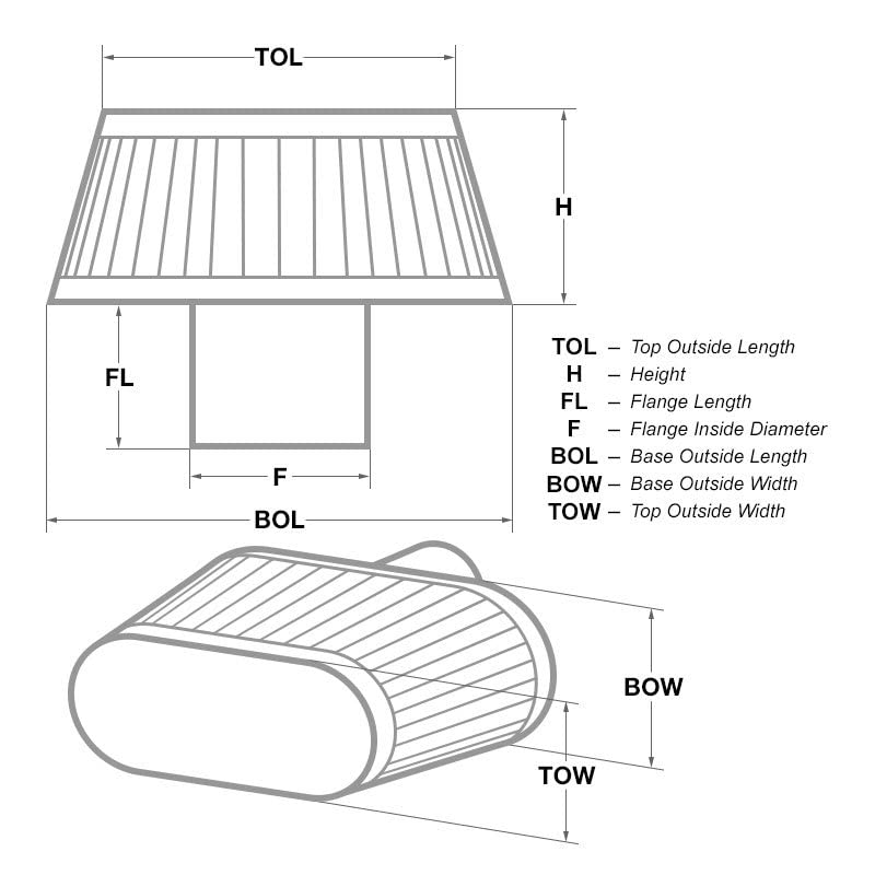Afe Power Momentum Intake Replacement Air Filter W/Pro Dry S Media - 7X4.75 Inlet, 9 Tall - #21-91123
