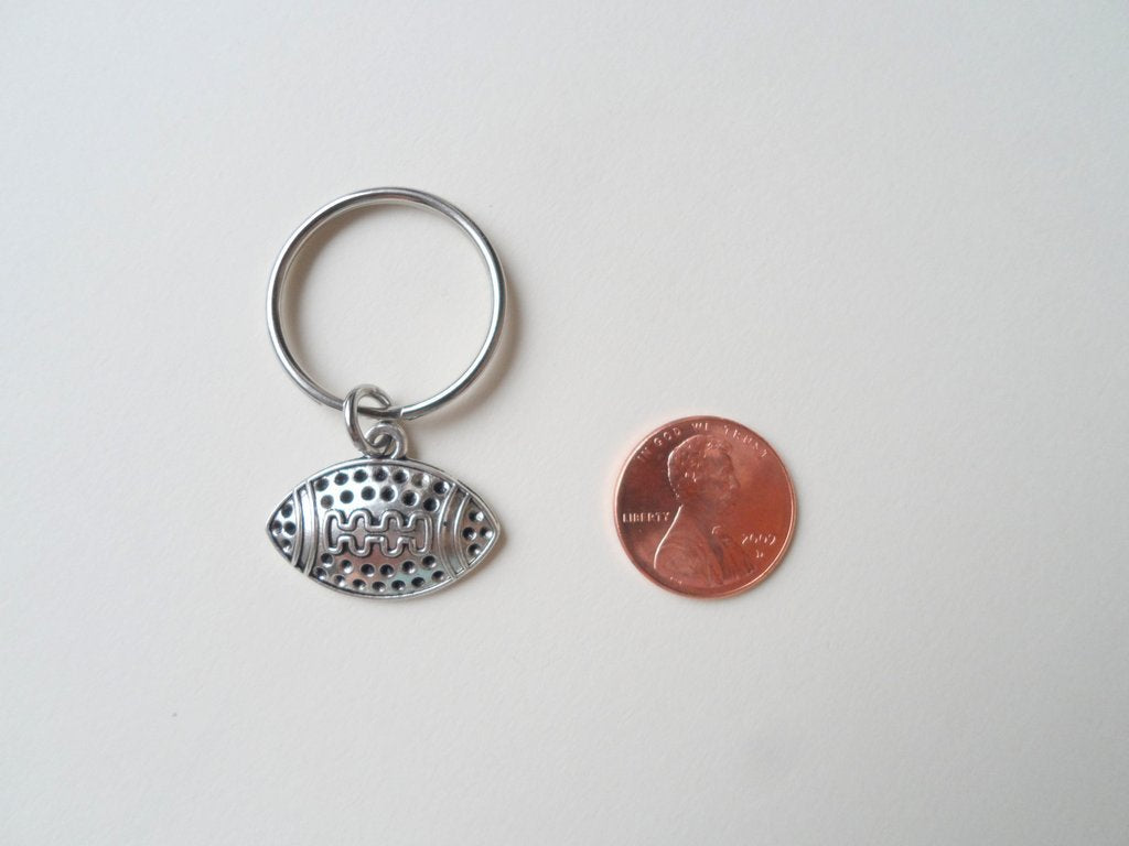 Football Keychain - You Are A Great Catch; Couples Keychain