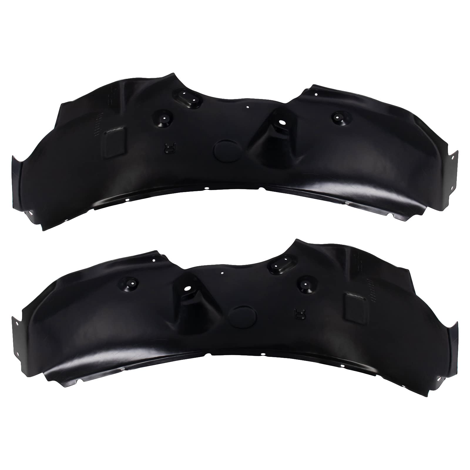 Trq Inner Fender Liner Set Compatible With 2008-2010 Ford F-250 Super Duty F-350 Super Duty Fo1248135 Fo1249135