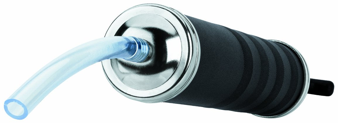 LUMAX LX-1185 Black 18 oz. Suction Gun with 12'' Vinyl Flex Hose. Excellent for Draining and Filling Differentials, Transmission