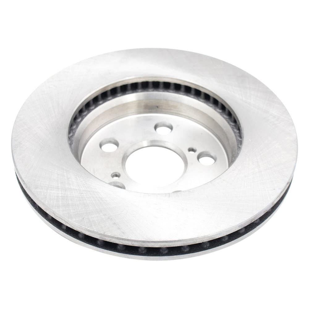 Trq Front Brake Rotors Set Vented Compatible With 2020-2022 Toyota Corolla 2016-2022 Prius 2019-2022 Prius Awd-E 2017-2019 Prius