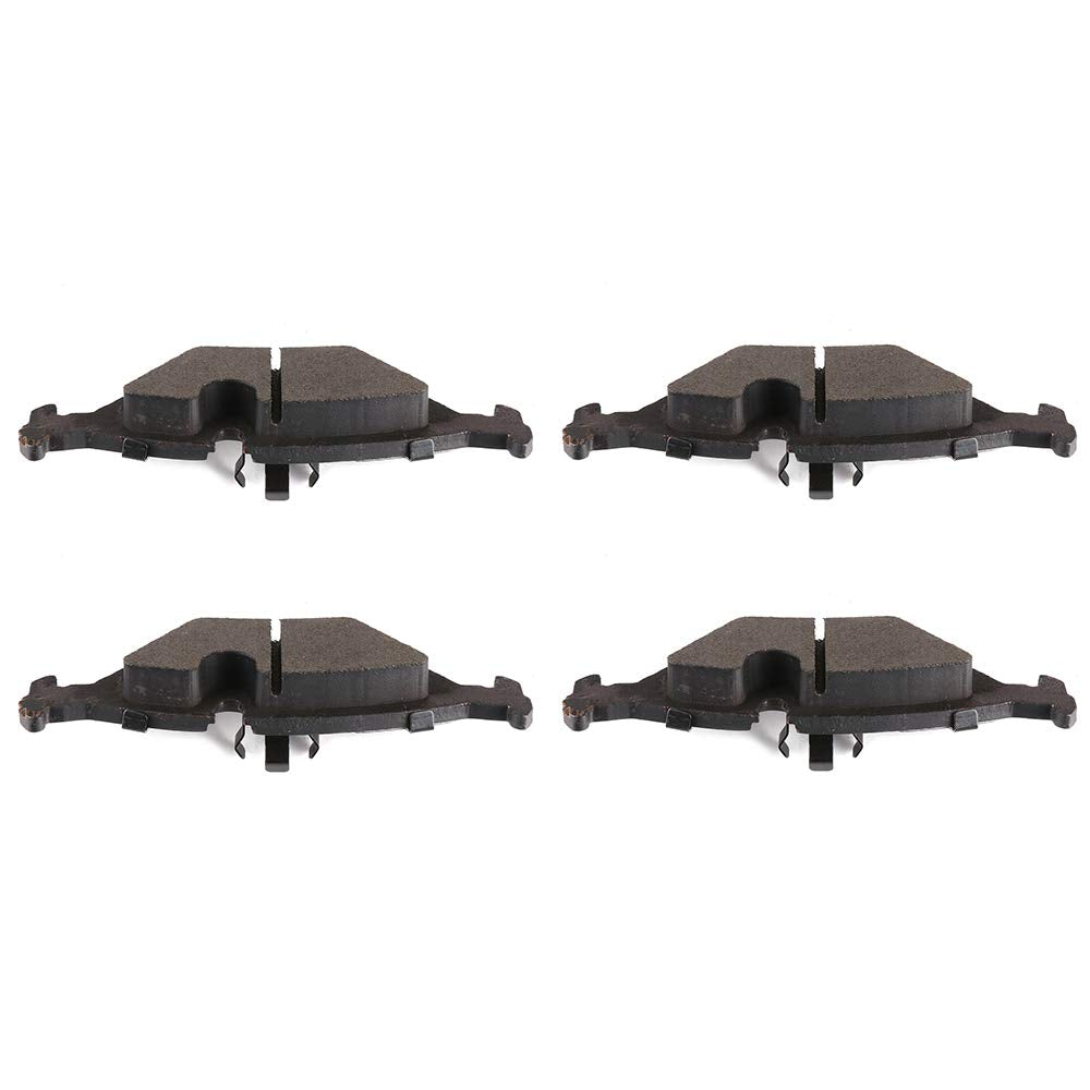 Cciyu D1445 Rear Ceramic Disc Brake Pads Kit For Hyundai Azera 2012-2017,For Hyundai Sonata 2009-2014,For Kia Optima 2011-2015 4