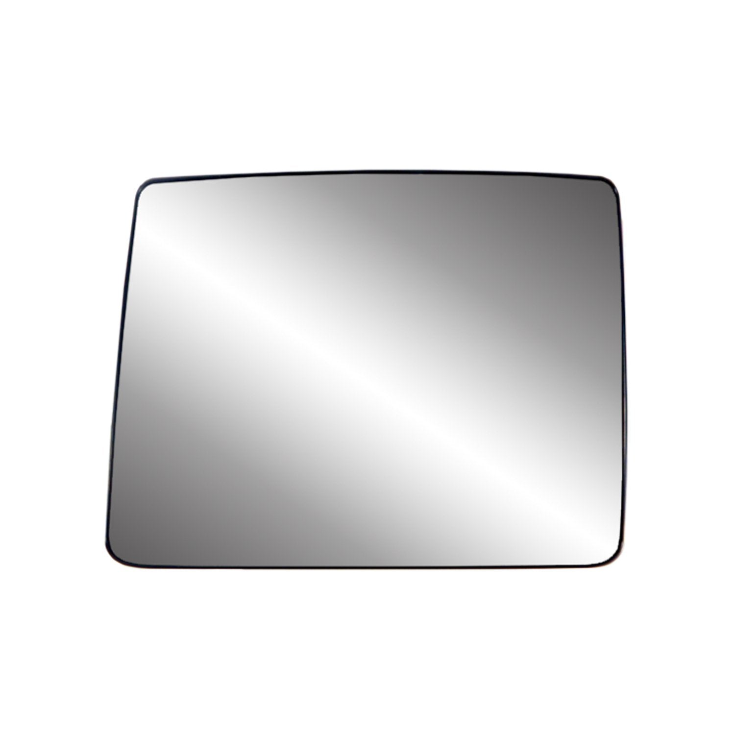 Driver Side Heated Mirror Glass W/Backing Plate, Ford F150, 6 5/16'' X 8 5/16'' X 10'' (Towing Mirror Top Lens)
