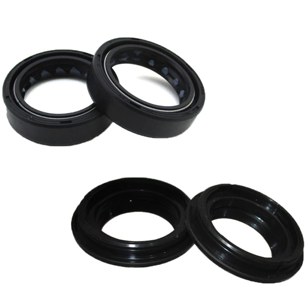 Dj-Motor Black Front Fork Seal Dust Cover Set 33X46X11Mm 33X46X14Mm For Pit Dirt Bike Atv Quad