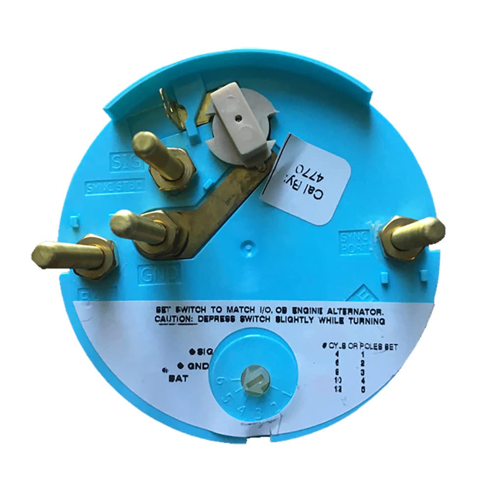 Faria Beede Instruments 36005 Spun Silver Tachometer - 7000 Rpm