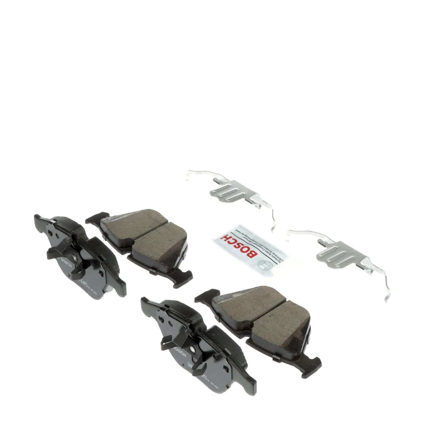 BOSCH BC1260C QuietCast Premium Ceramic Disc Brake Pad Set - Compatible with Select BMW 323i, 328i, 328i xDrive, 328xi, X1; FRON