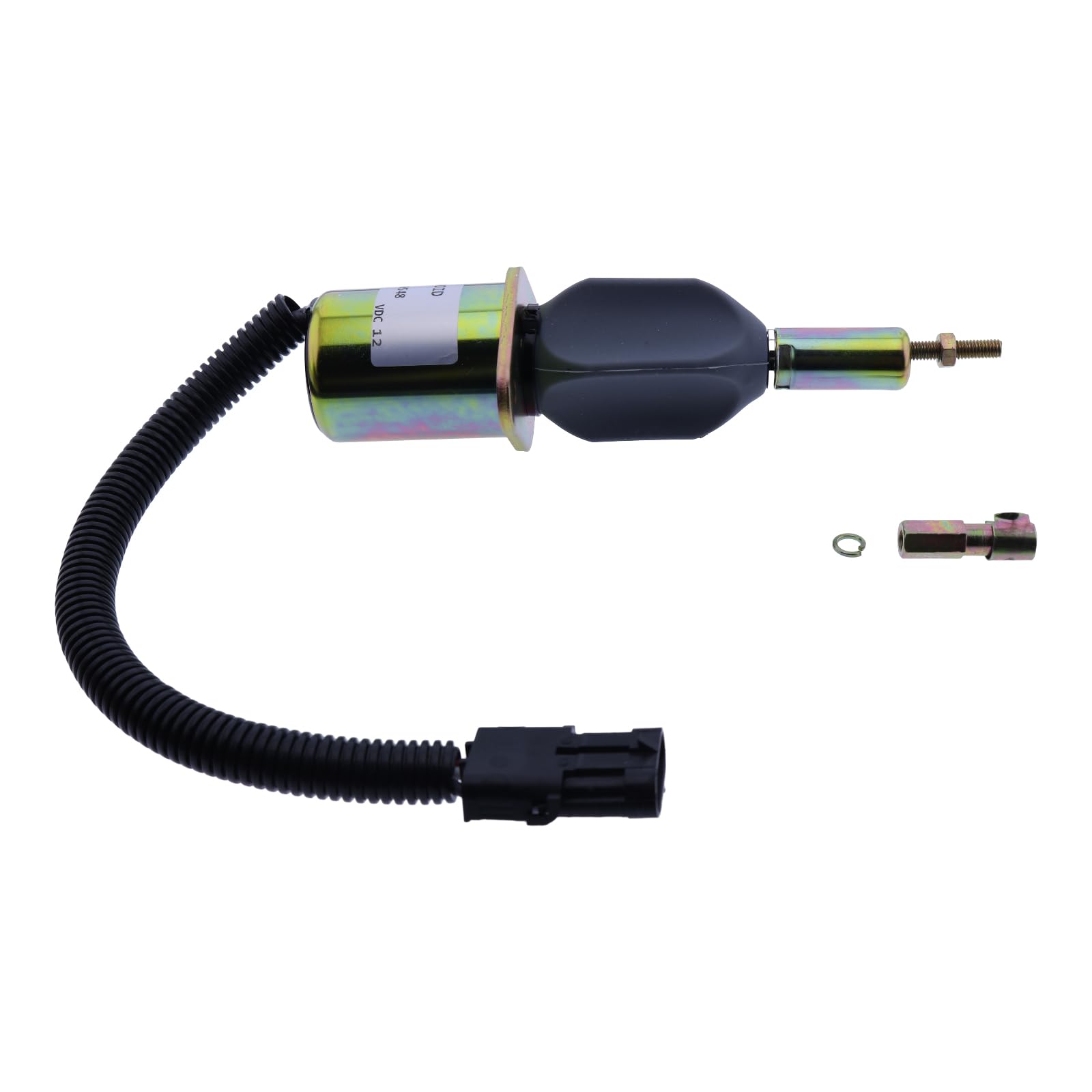 HOLDWELL Fuel Shutoff Solenoid J928160 compatible with Case IH 7110 7120 7130 7140 7150 7210 7220 7230 7240 7250 9310 9330