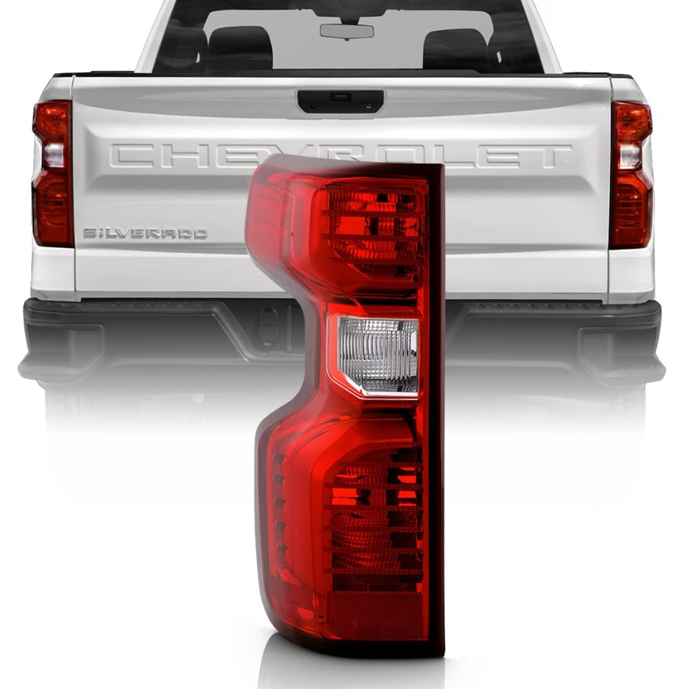 ACANII - For [Incandescent Model] 2019-2023 Chevy Silverado 1500 Factory OE Style Tail Light Brake Lamp Driver Side