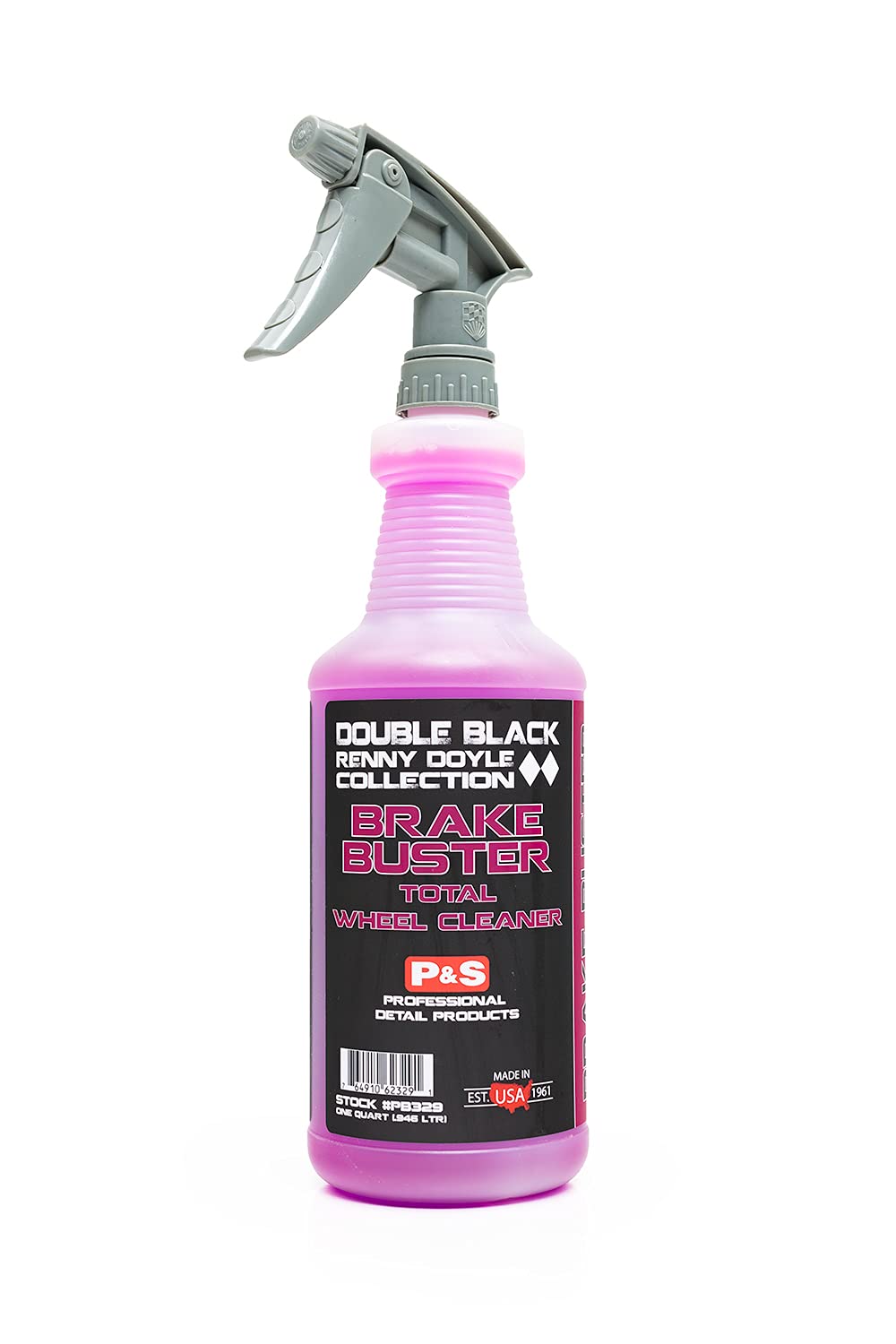 P&S Professional Detail Products - Brake Buster Wheel Cleaner - Non Acid, Removes Brake Dust, Oil, Dirt, Light Corrosion (1 Quar