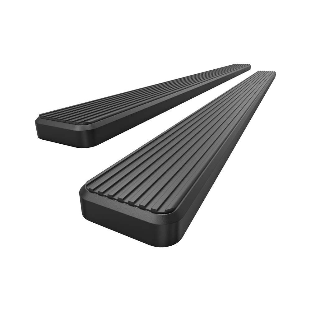 Aps Running Boards 5In Black Compatible With Dodge Ram 1500 2002-2008 Quad Cab & Ram 2500 3500 2003-2009 (Side Steps Side Bars)