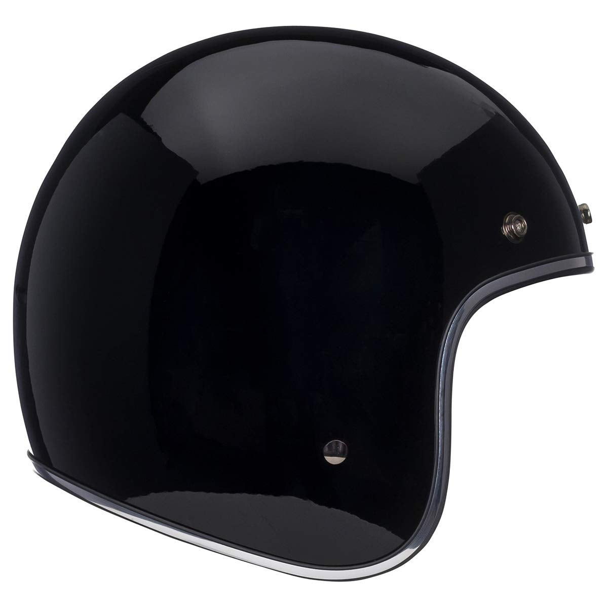 Bell Custom 500 Open-Face Motorcycle Helmet (Gloss Black - Medium)