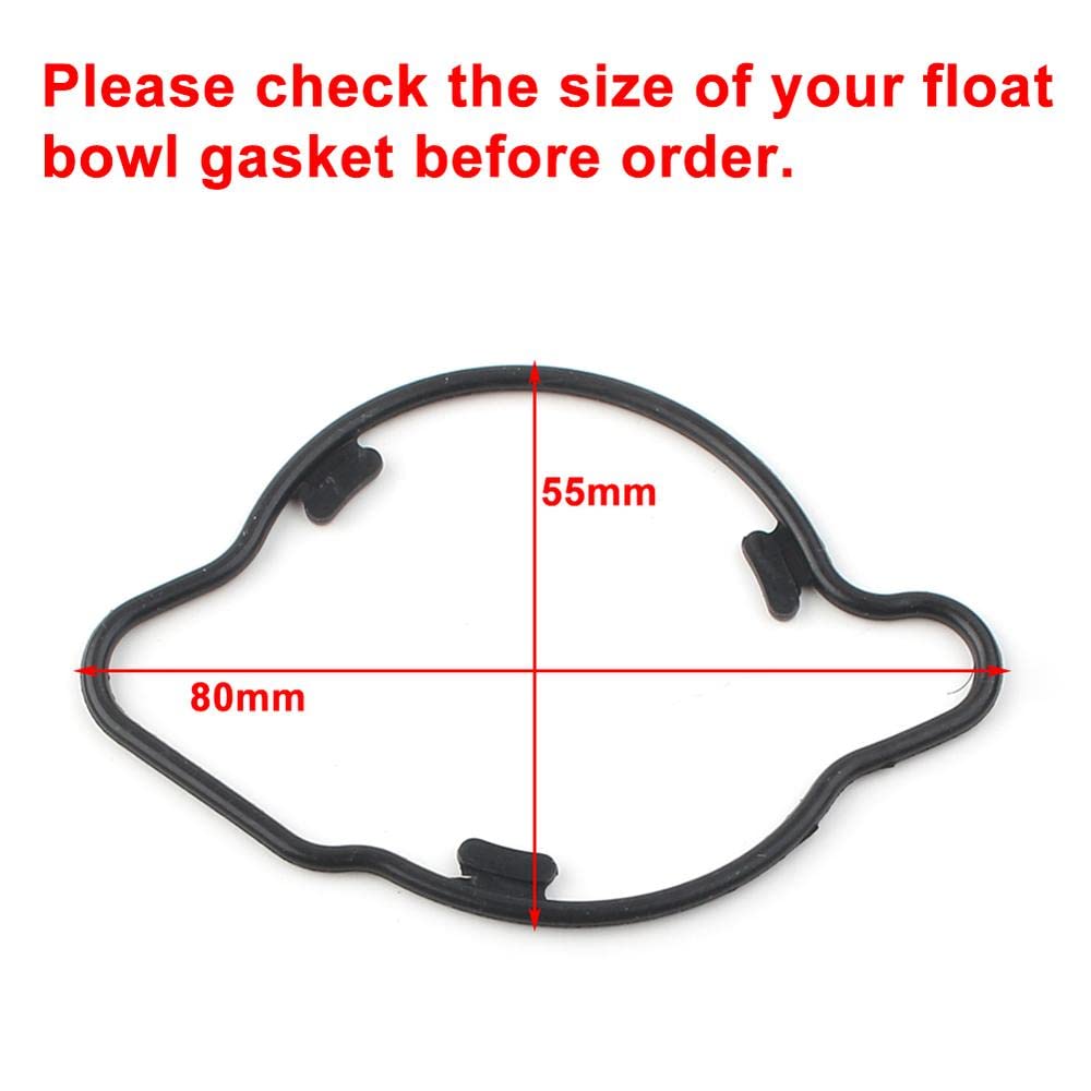 Newsmarts Rebuild Kit Brass, Rubber 6 sets Carburetor for HONDA GL1500C GL1500CT Tour Valkyrie 1500