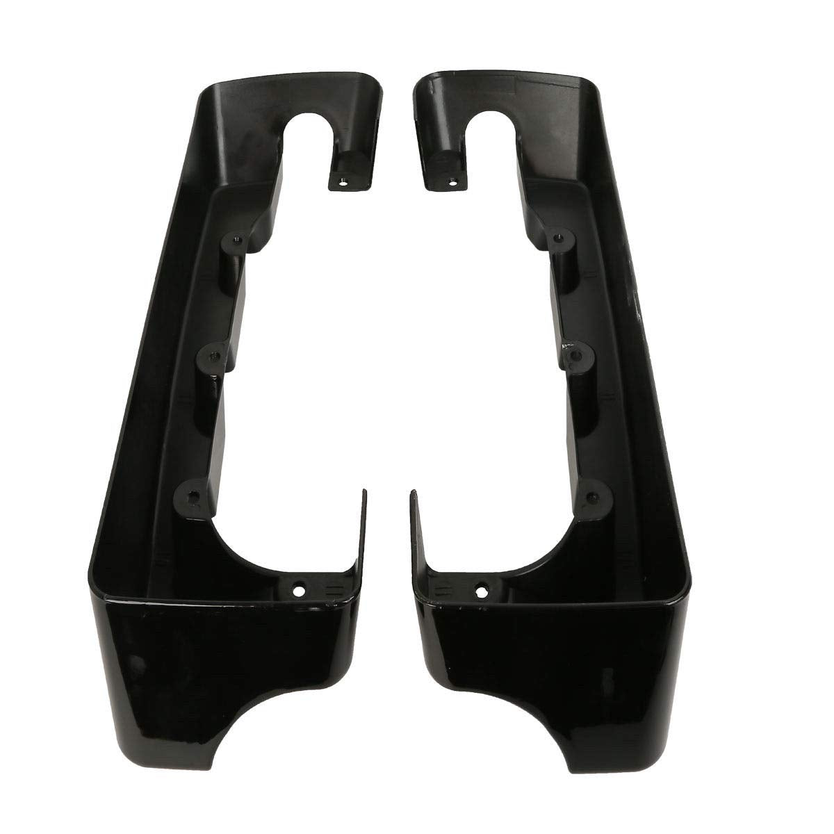 TCMT ABS 4'' Hard SaddleBag Extensions Fits For Harley Touring Models CVO Road Glide Road King Street Glide Electra Glide Ultra