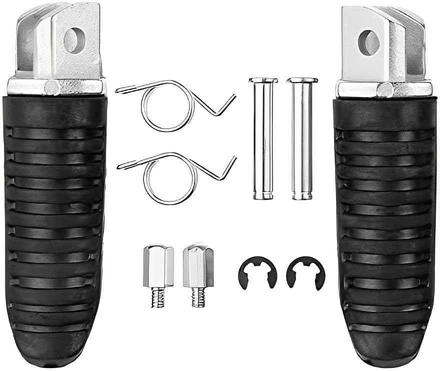 Vpzmt Front Foot Pegs Footrests Fits For Suzuki Gsx1300R Gsx1300 Hayabusa 1999-2012, Gsx650F 2008-2012, Gsx1400 2002-2008, V-Str