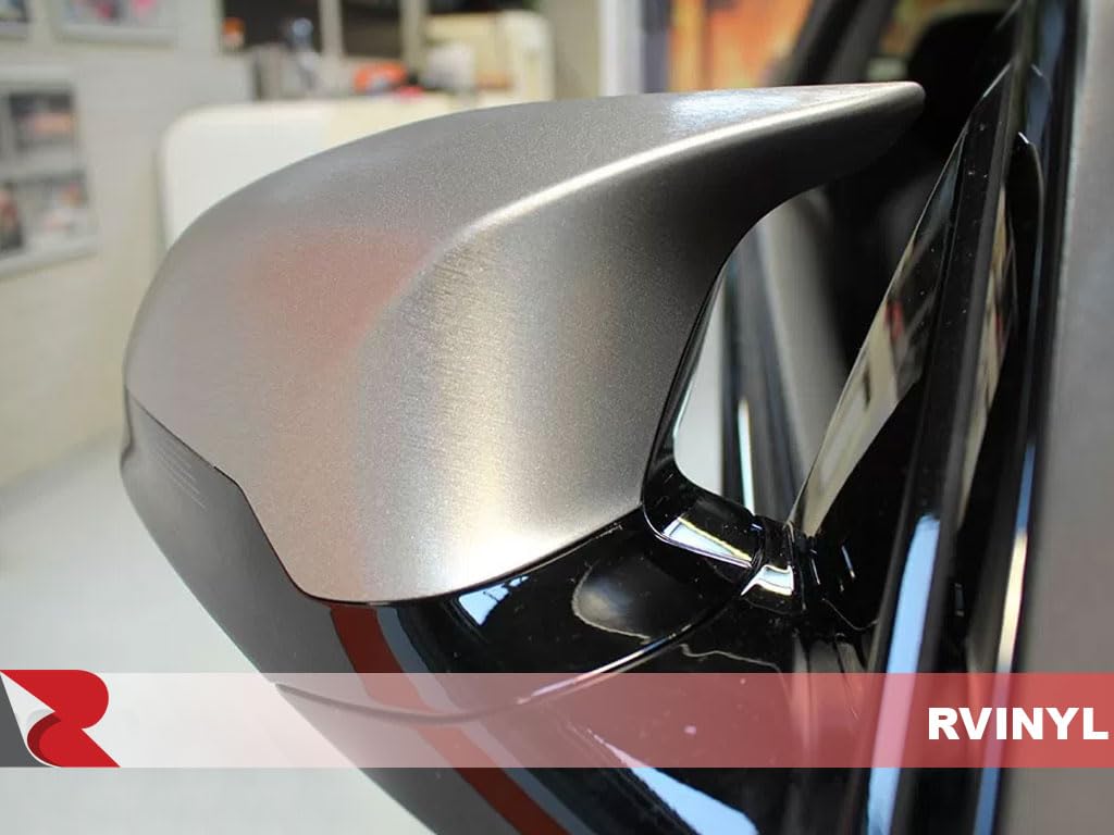 3M 2080 Br230 Brushed Titanium (5Ft X 6In) Vinyl Wrap Film Sheet With Air-Release For Cars, Trucks & More (2.5Sq Ft Roll)