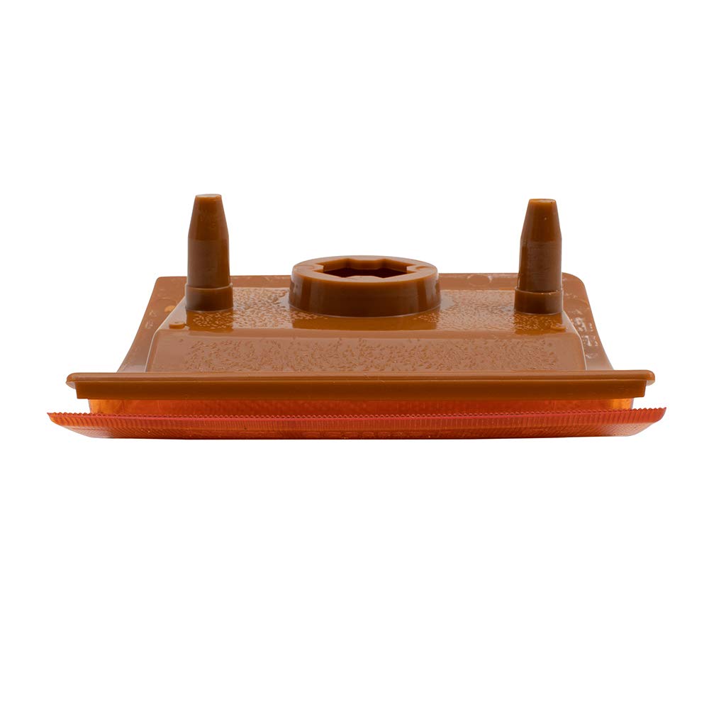 Brock Aftermarket Replacement Passenger Right Lower Side Marker Light Unit Compatible With 1994-2002 Gmc C/K Pickup