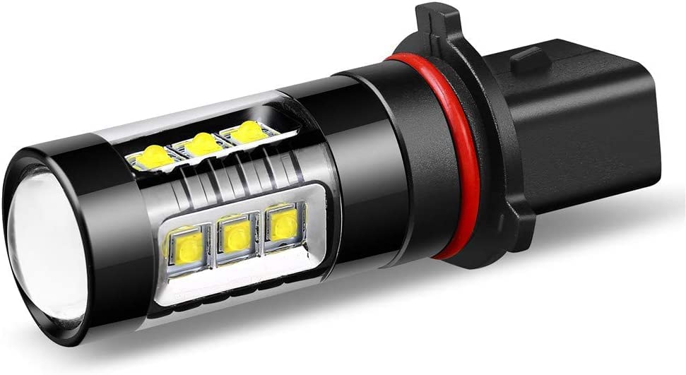 Alla Lighting Bright 12277 P13W Led Daytime Running Lights Bulbs Sh23W, 6000K Xenon White Drl Or Fog Lamps Replacement 3200 Lume