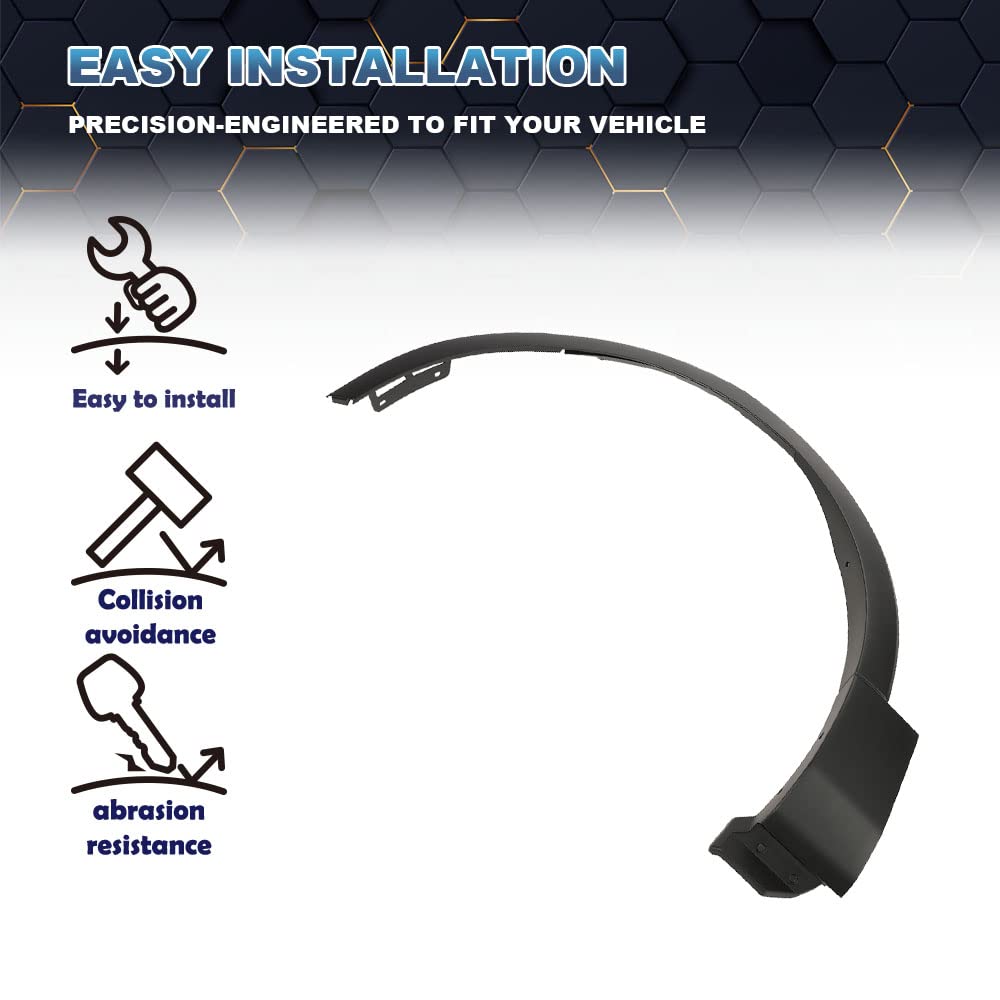 PIT66 Fender Flare Molding, Compatible with 2011-2015 Ford Explorer Front Left FO1290126