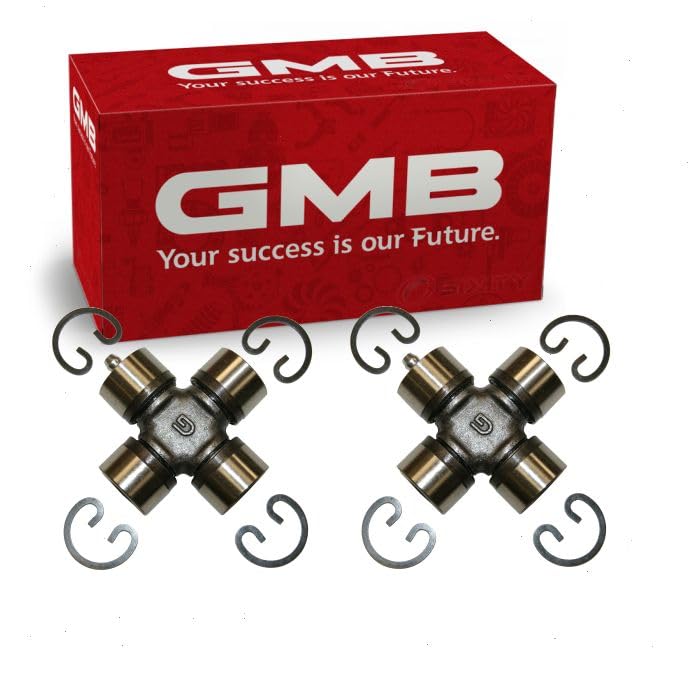 2 pc GMB Rear Shaft All Universal Joints compatible with Suzuki Samurai 1985-1995