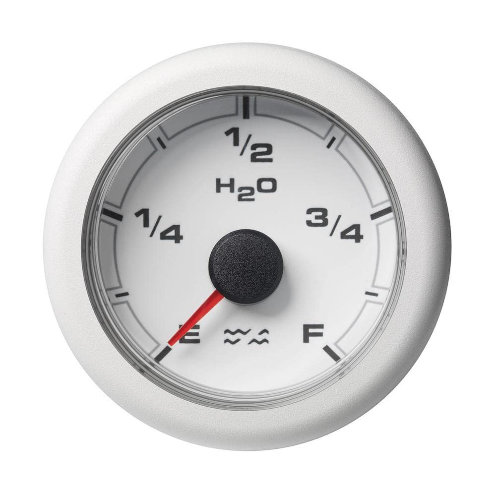 Vdo A2C1065900001 Marine 2-1/16 [52Mm] Oceanlink Waste Water Gauge - White Dial & Bezel