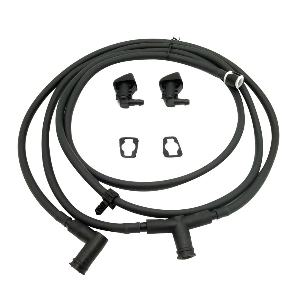 Windshield Washer Nozzle Jet Hose Kit For 2011-2016 Ford F250 F350 F450 F550 Super Duty Replace Bc3Z-17603-A Bc3Z-17K605-B