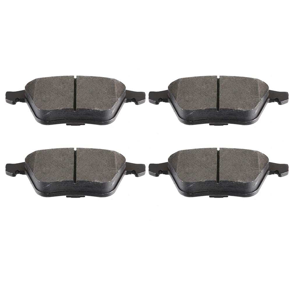 Scitoo D1111 Semi-Metal Brake Pads - Front Pads Set For Audi A4 (2001-2009), A4 Quattro (2005-2009), A6 (2005-2010), A6 Quattro