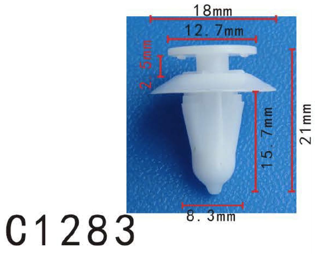 Autobahn88 Trim Panel Clip, Compatible With Ford (Oem: 1020732) (Pack Of 20)