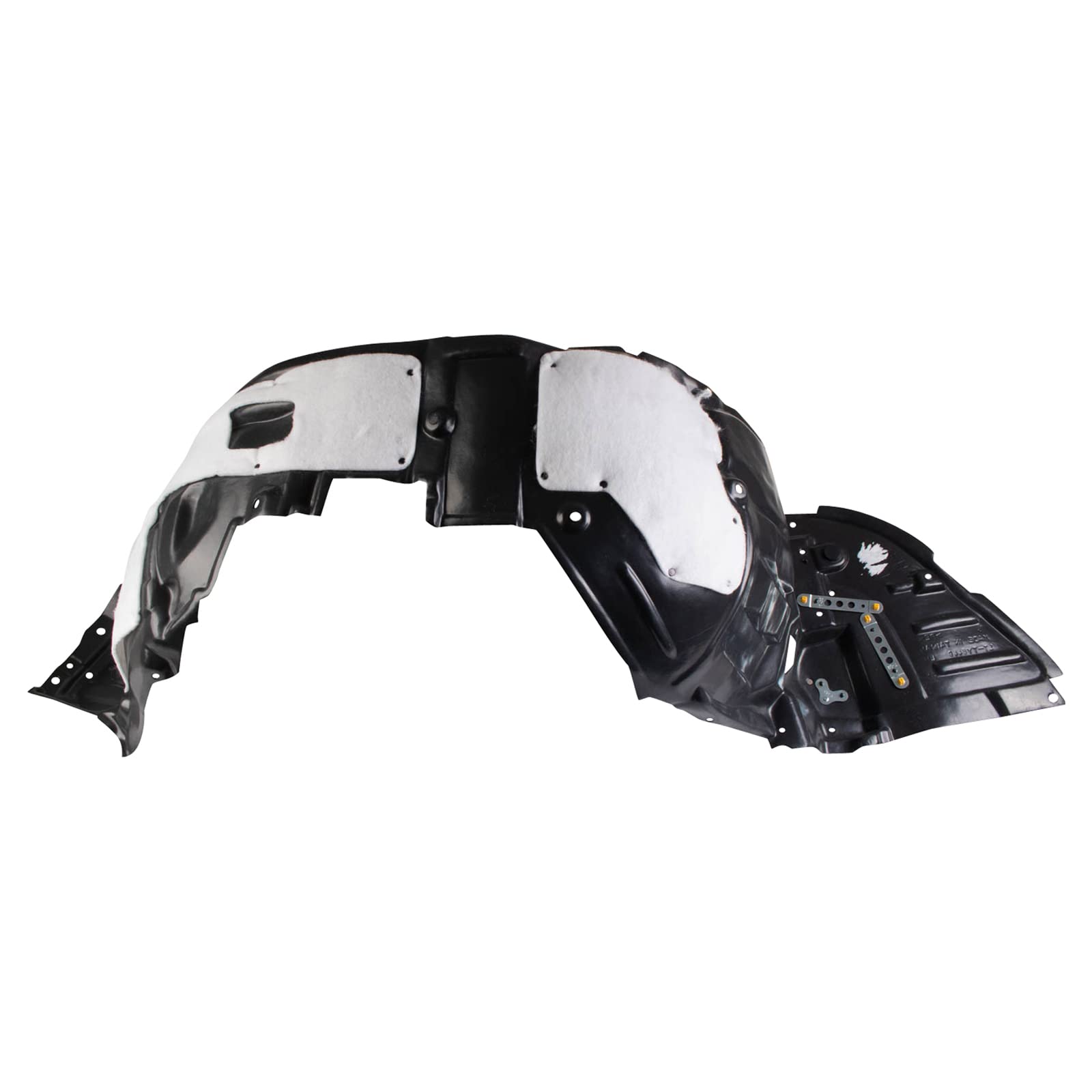 Trq Front Inner Fender Liner Set Compatible With 2013-2017 Lexus Ls460 Lx1248132 Lx1249132