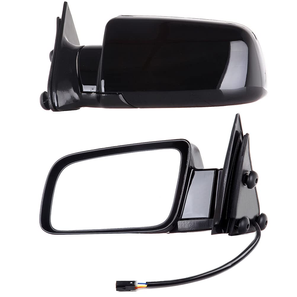 Scitoo Side View Mirrors Left And Right Mirrors Fit For 1992-1994 For Chevy Blazer 1988-1999 Pickup Truck 1992-1999 Suburban Manual Fold Non-Heated Replacement Exterior Mirrors Gm1320122 Gm1321122
