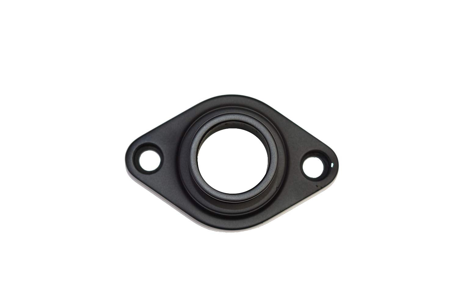 A-Team Performance - Straight Up Style Water Neck Thermostat Housing - Compatible with SBC BBC Chevy Hot Rod Rat Rod 283 302 305 327 350 383 396 427 454 502 Black