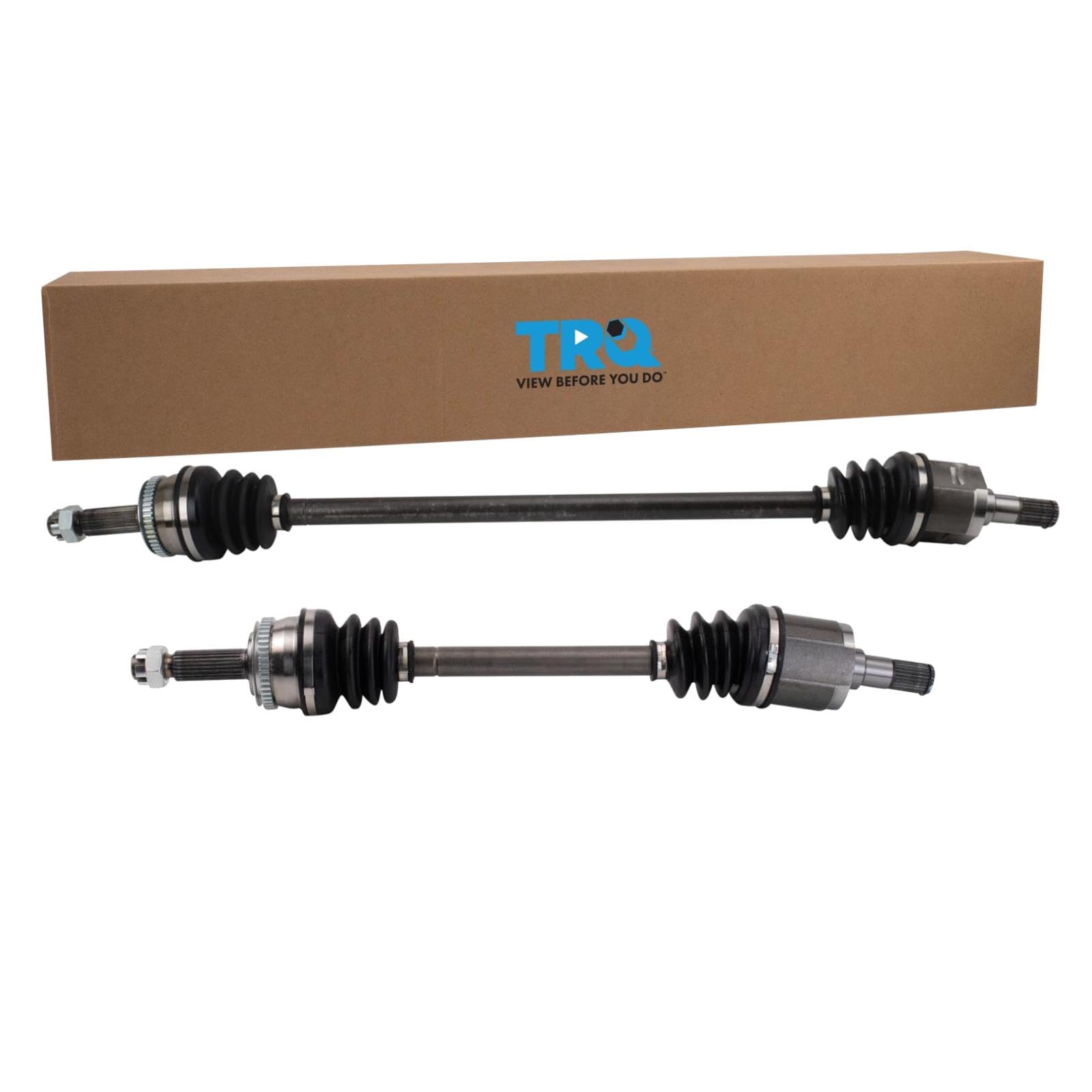 TRQ Front CV Axle Shaft Assembly Set Compatible with 06-11 Accent 06-12 Rio Rio5