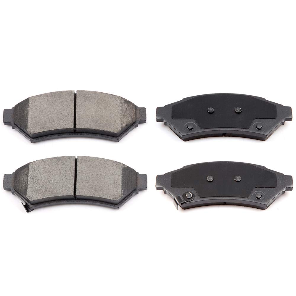 Cciyu D1075 Front Ceramic Brake Pads Kits 4Pcs Fit For Buick Allure,Lacrosse,Terraza,For Chevy Uplander,Mobility Ventures Mv-1,F