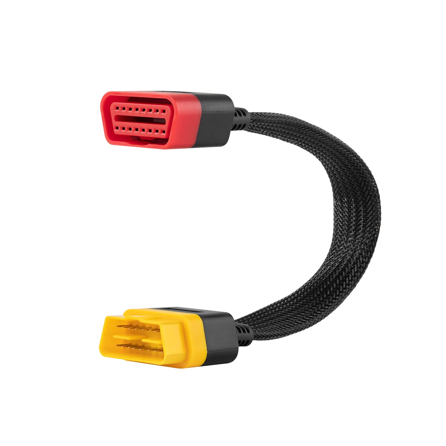 LAUNCH OBD2 Extension Cable Full 16Pin Male to Female OBDII Extend Cable for Car OBD Diagnostic Extender Cord Connector Reinforc