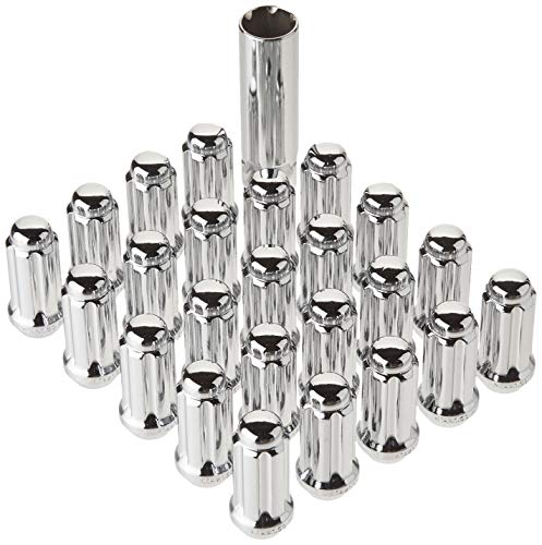 West Coast Accessories W5614St 14 Mm X 1.5'' Spline Closed End Truck Wheel Lug Nut Installation Kit - 6 Lug