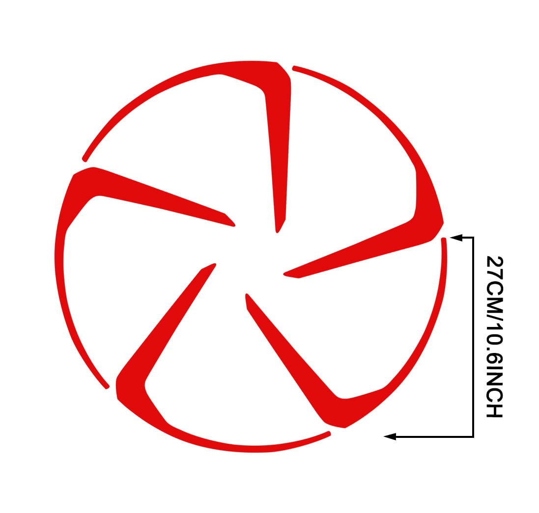 Tomall Reflective Wheel Rim Stripe Decal Compatible With Honda Accord Sedan 2018 2021 Vinyl Waterproof Stickers For Car Night Re