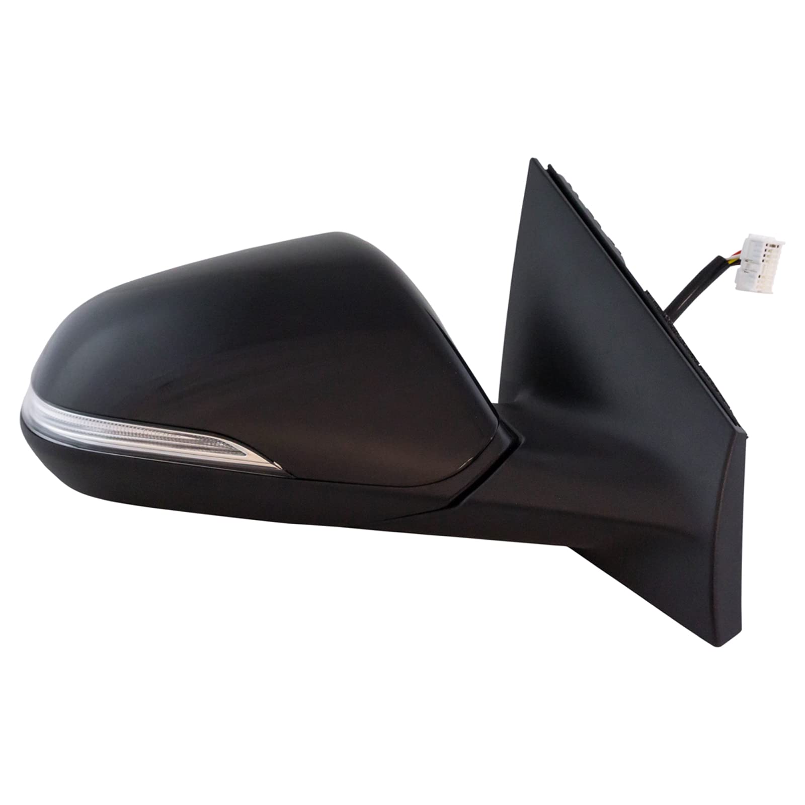 Trq Right Mirror Passenger Side Compatible With 2015-2017 Hyundai Sonata Hy1321204