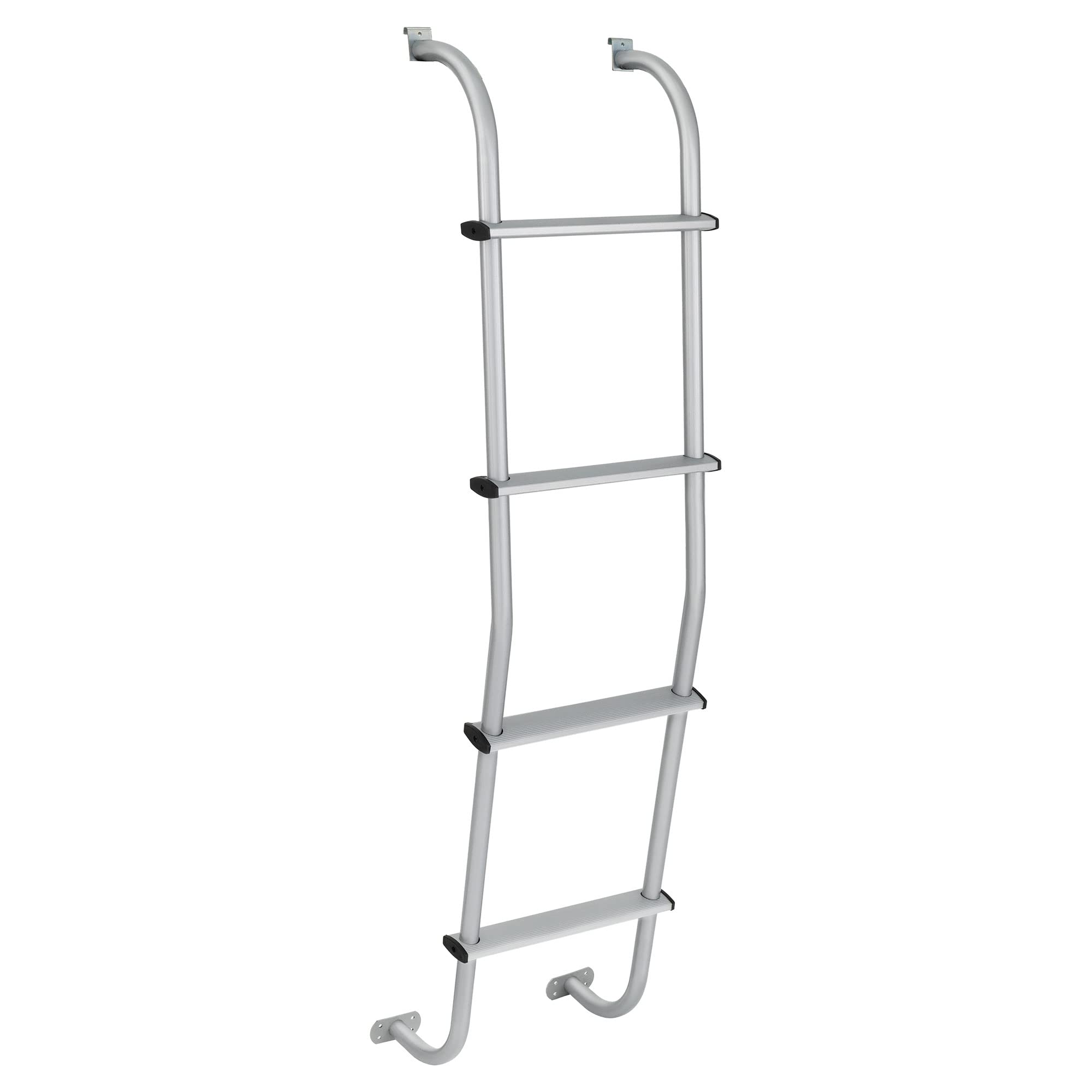 RecPro Universal Van Ladder 52 | 250lb Weight Capacity | Made in USA | Silver