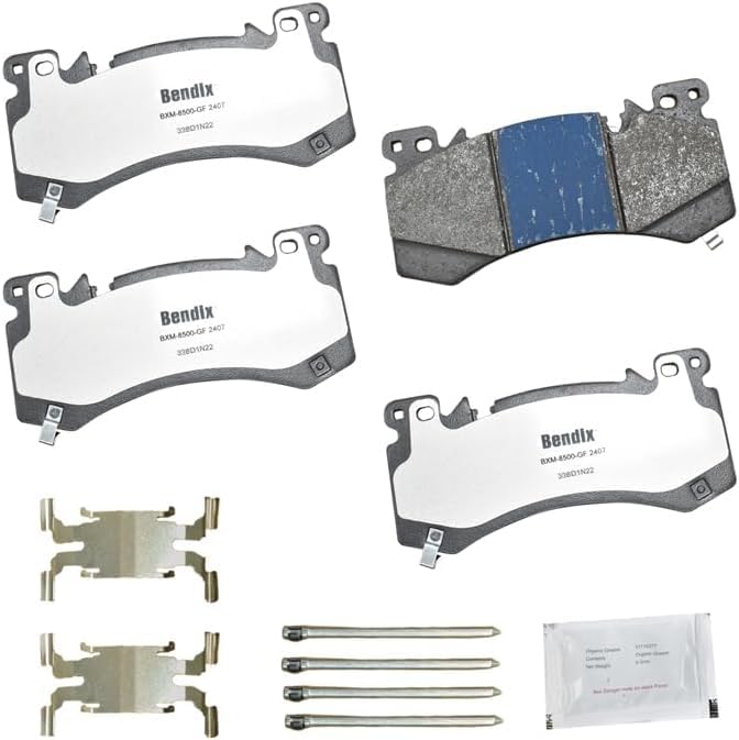 Bendix Fleet Metlok Pbd2407 Semi-Metallic Front Brake Pads For Select Models Cadillac Ct5,Escalade,Escalade Esv,Chevrolet Silver