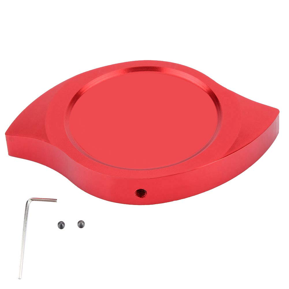 Aramox Car Decoration, 1pcs Car Modification Radiator Cover Aluminium Decorative Covers (Red)