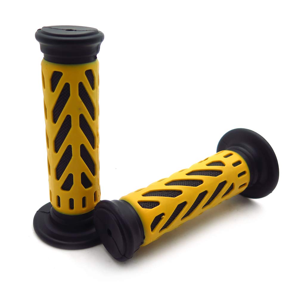 Atv Watercraft Web Gel Style H Grips Yellow Compatible With Atv Quad Bombardier Jet Ski Atv Recon Rincon Brute Force Prairie Atv